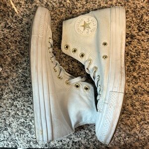 CONVERSE Baby blue and gold